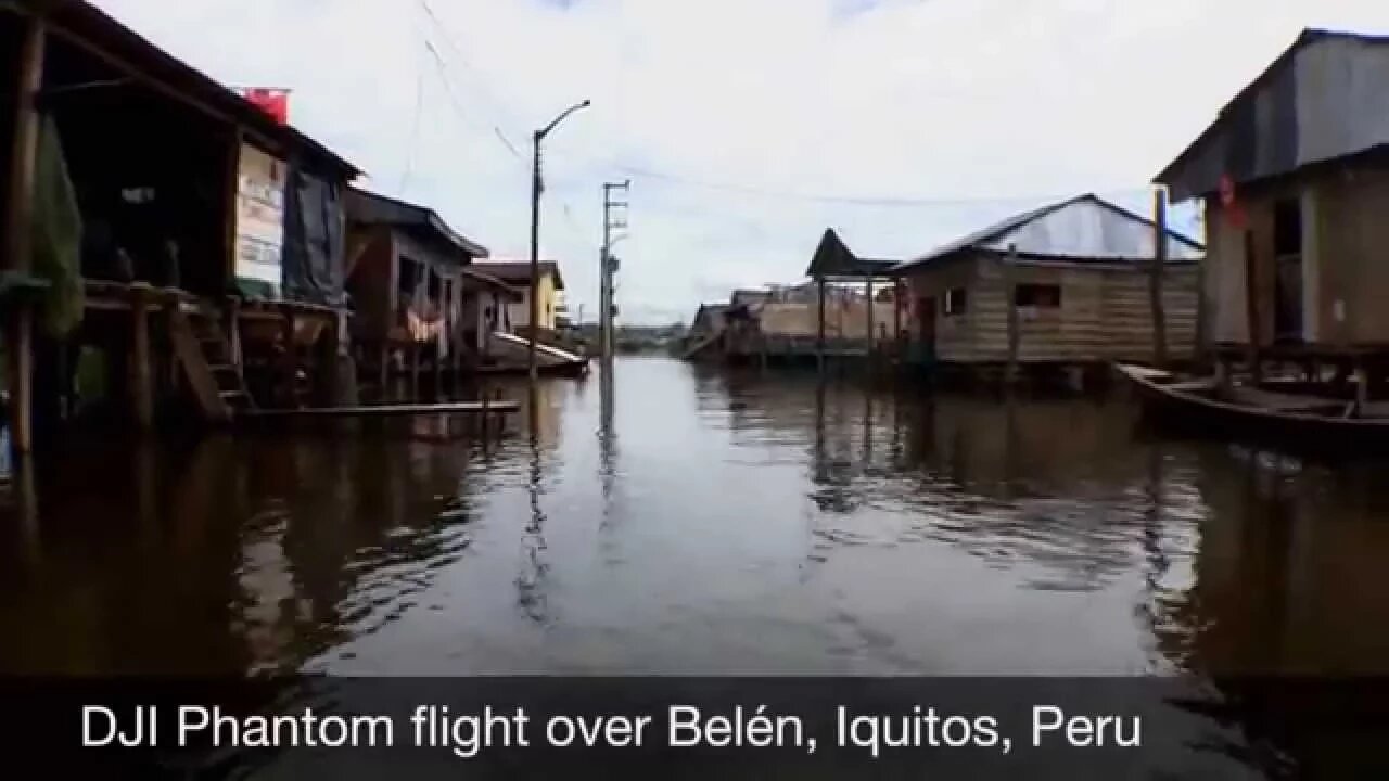 DJI Phantom Out Of A Boat While Traveling To Iquitos Peru