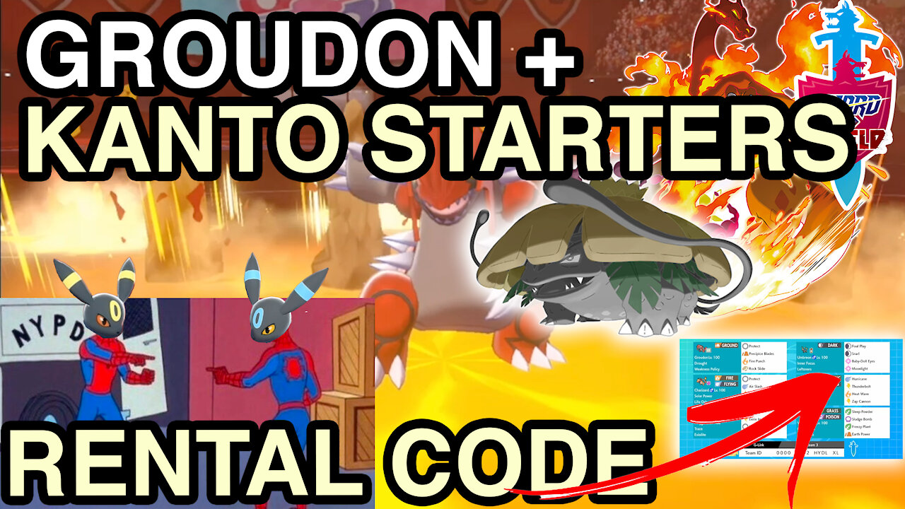 VGC • Series 8 • Groudon + Kanto Starters Team • Pokemon Sword & Shield Ranked Battles