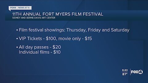 The 11th Annual Fort Myers Film Festival is this weekend