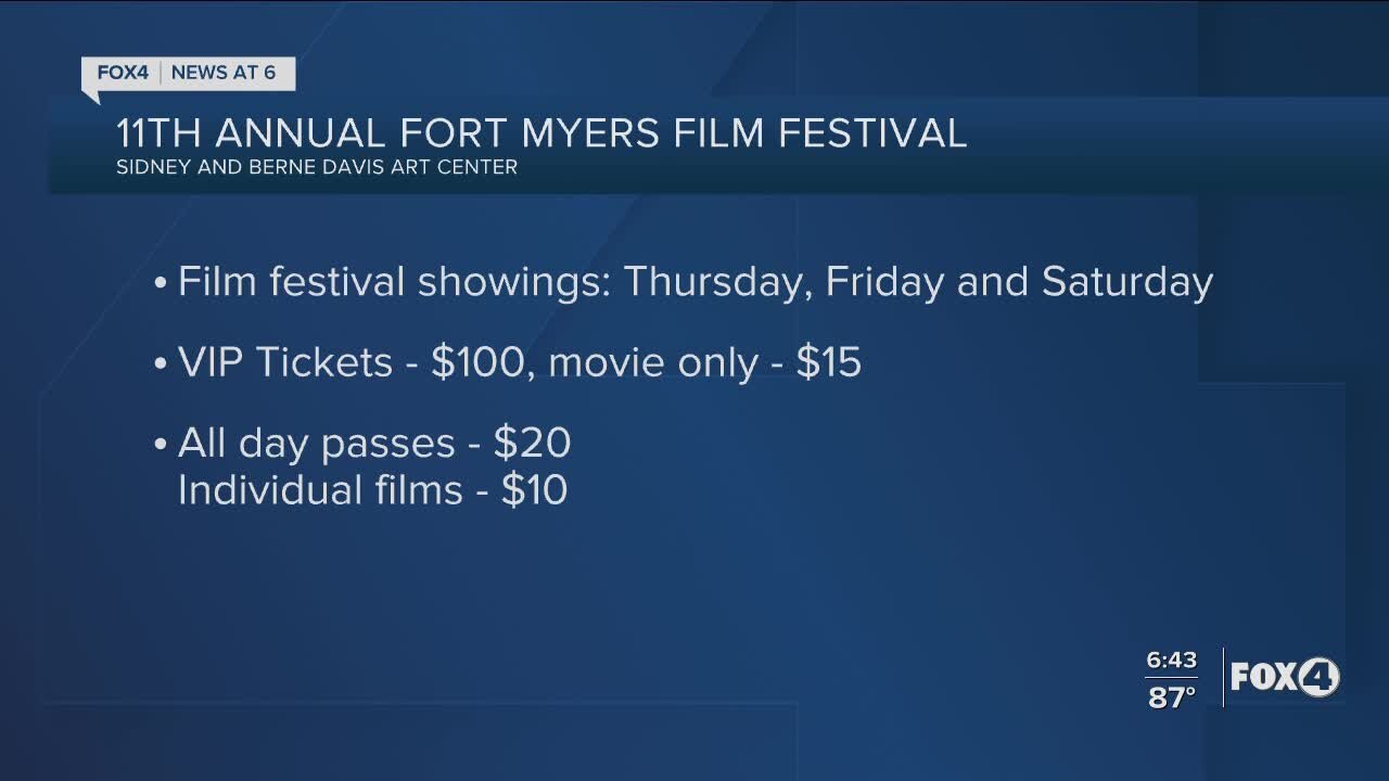 The 11th Annual Fort Myers Film Festival is this weekend