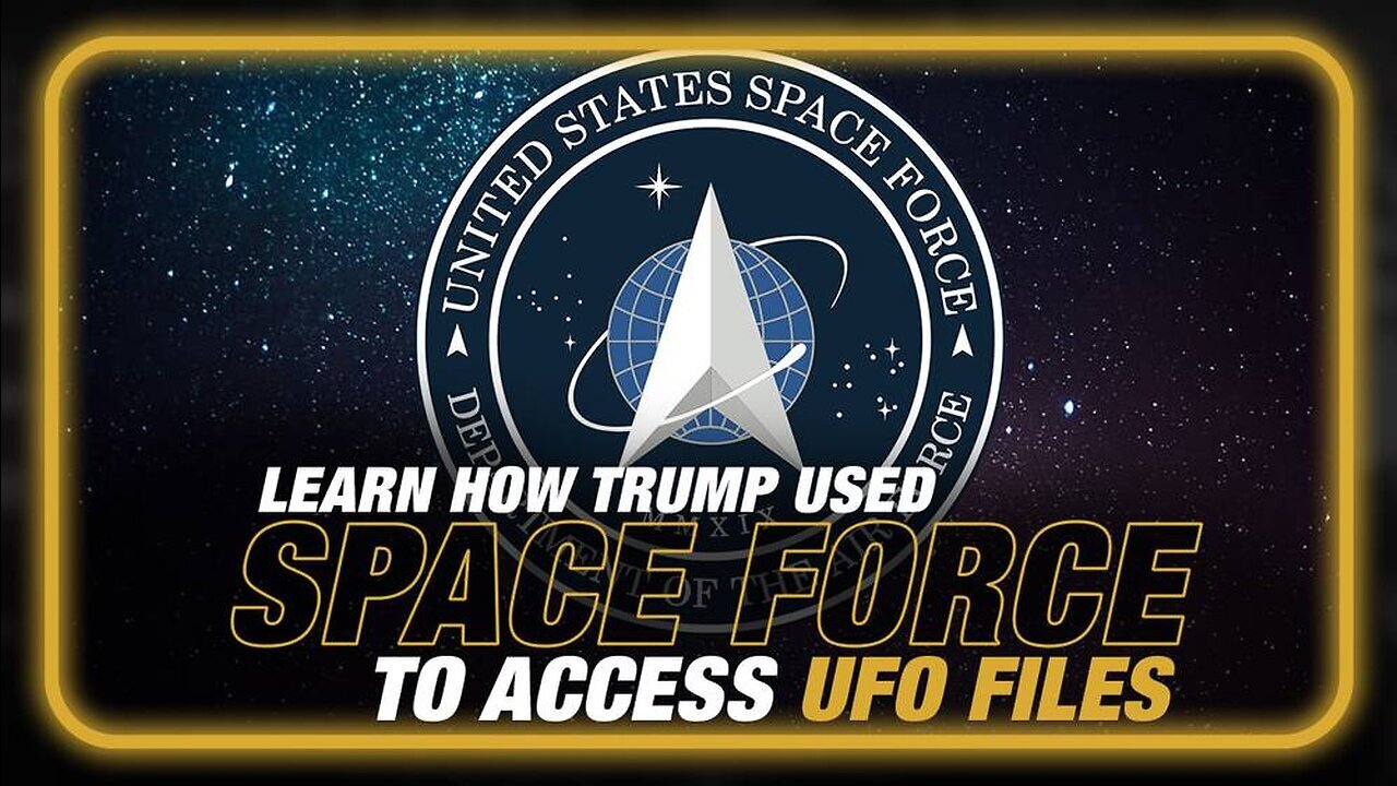 President Trump’s Space Force and UFO Files | Alex Jones Mentions Trump and RFK Jr. as "White Hats", Says Trump Knows A LOT About UFO’s + John Trump and the Nikola Tesla Papers! [Alex Sounding “Kerry Cassidy-Esque, Minus JFK Jr. Nonsense.]