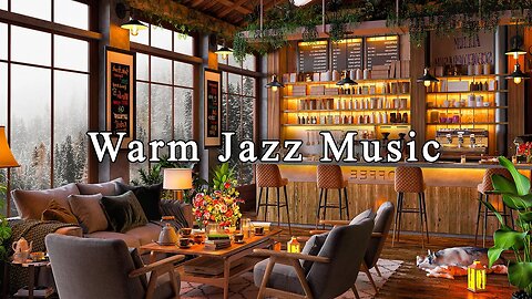 Cozy Coffee Shop Ambience ☕ Smooth Piano Jazz Music for Study & Relaxing Jazz Instrumental Music