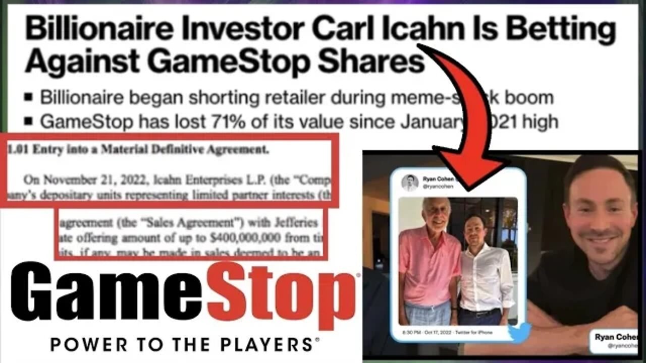 $GME - $400M OFFERING ICHAN ENTERPRISES | GAMESTOP