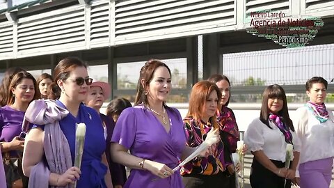 CONMEMORAN DÍA INTERNACIONAL DE LA MUJER CON ABRAZO DE HERMANDAD