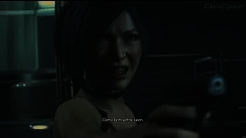 Resident Evil 2 Remake Escena Ada caida laboratorio