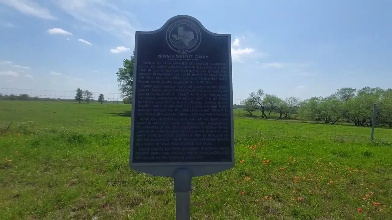 Norris Wright Cuney Historic TX