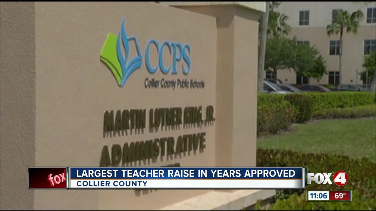 Collier County approves largest teacher pay raise in six years
