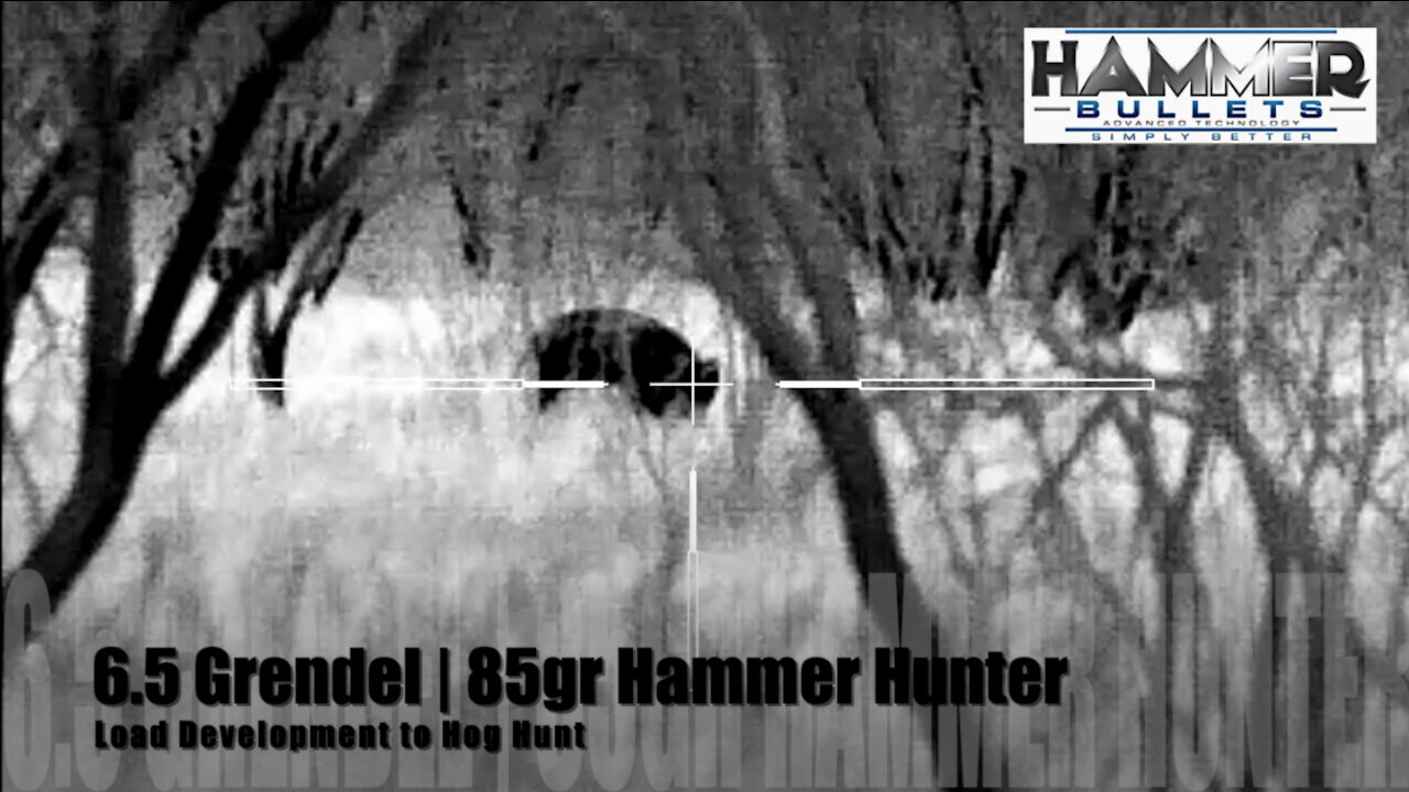 6.5 Grendel 85 Hammer Hunter Load Development to Hog Hunt