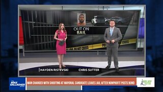 Man charged with shooting at mayoral candidate leaves jail after local nonprofit posts bond