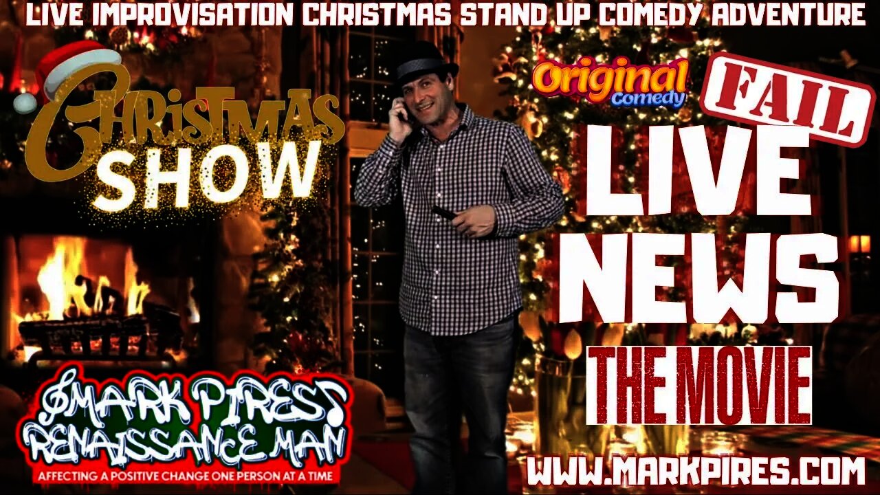 Renaissance Man Christmas Story! Live News Fail Stand Up Feature Film!