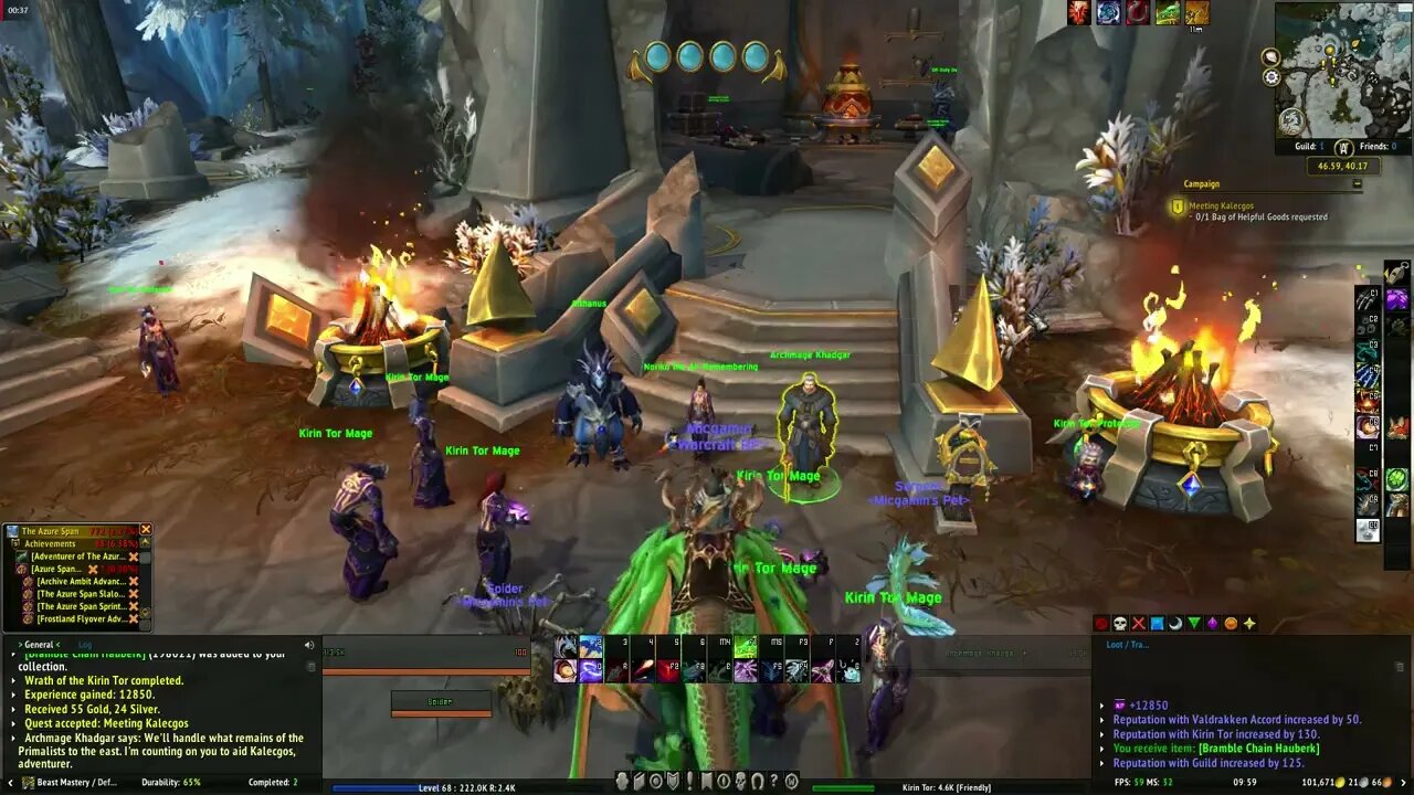 World of Warcraft Dragonflight Meeting Kalecgos