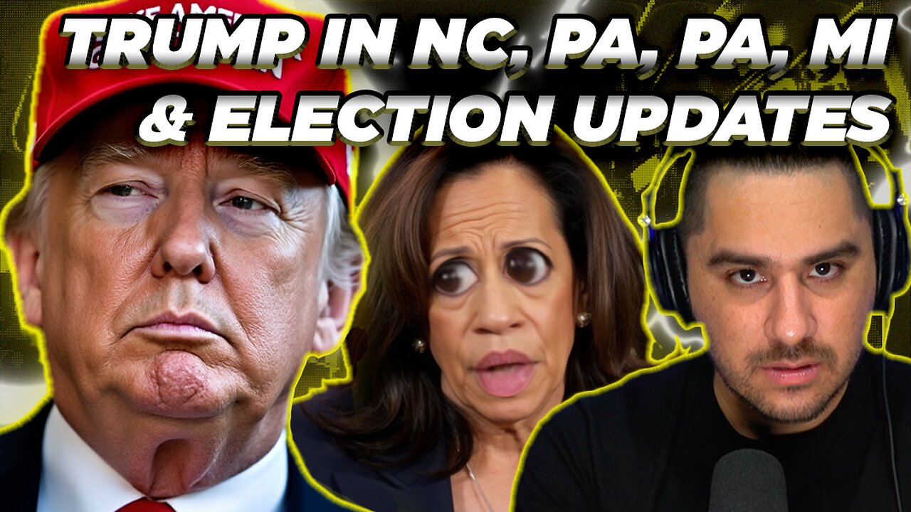 FINAL TRUMP RALLY NC, PA, PA, MI & ELECTION HOME STRETCH UPDATES