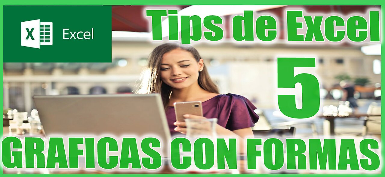 🆕 Como crear GRAFICAS con FORMAS en EXCEL🔥Tips de Excel 5