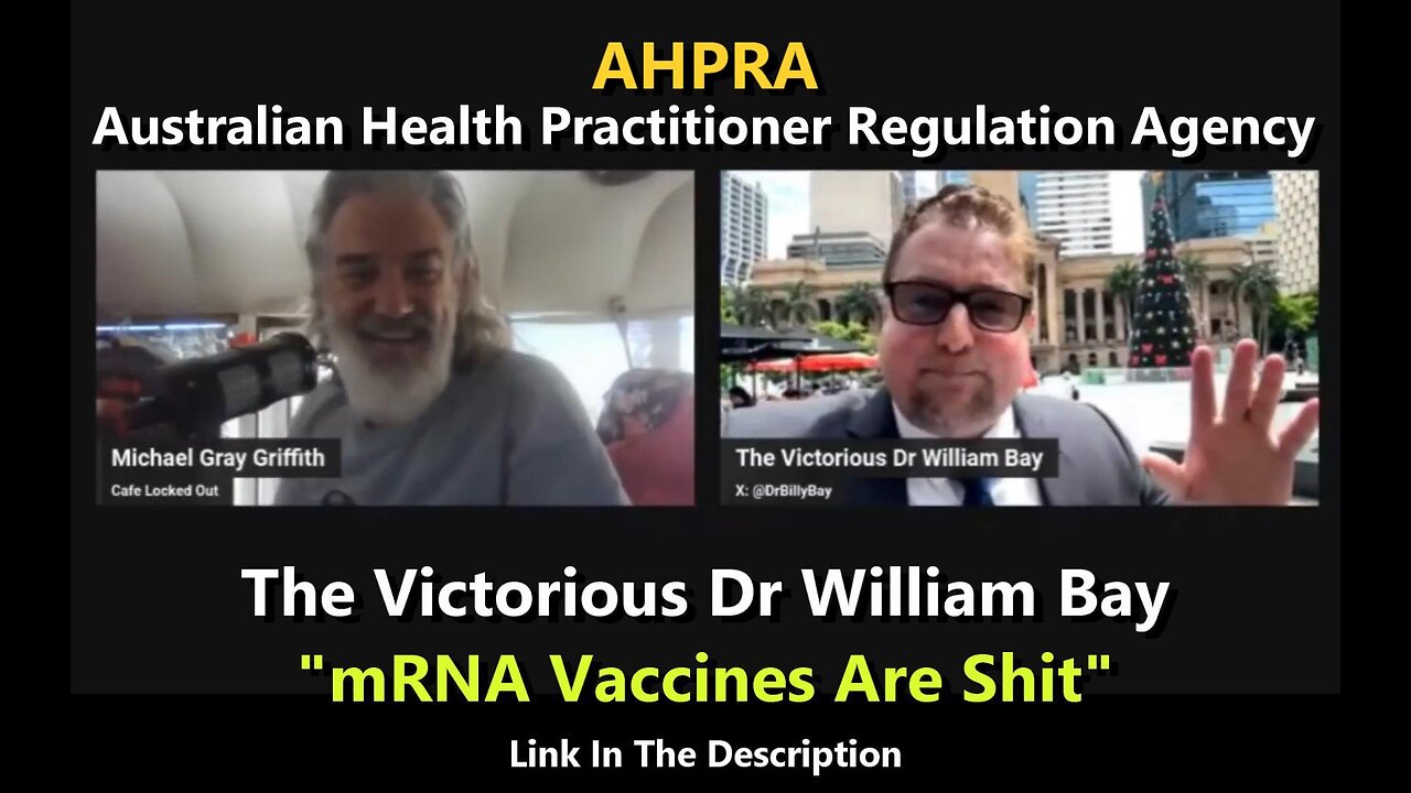 The Victorious Dr William Bay "mRNA Vaccines Are Shit"