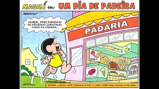 Magali em-Um dia de padeira | Gibis do Rapha 2