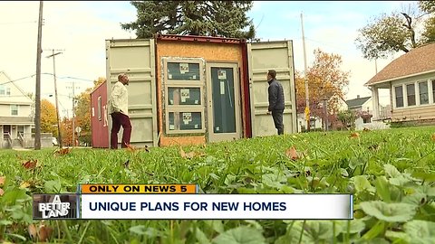 Shipping containers could help make home ownership affordable in more places throughout Cleveland