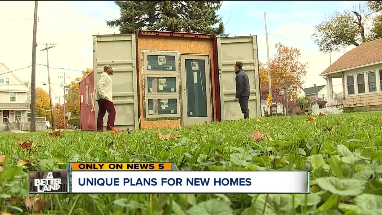 Shipping containers could help make home ownership affordable in more places throughout Cleveland