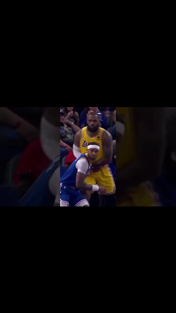 Lebron Gets mad at Gary Payton Jr. Cries to ref #shorts #lebron