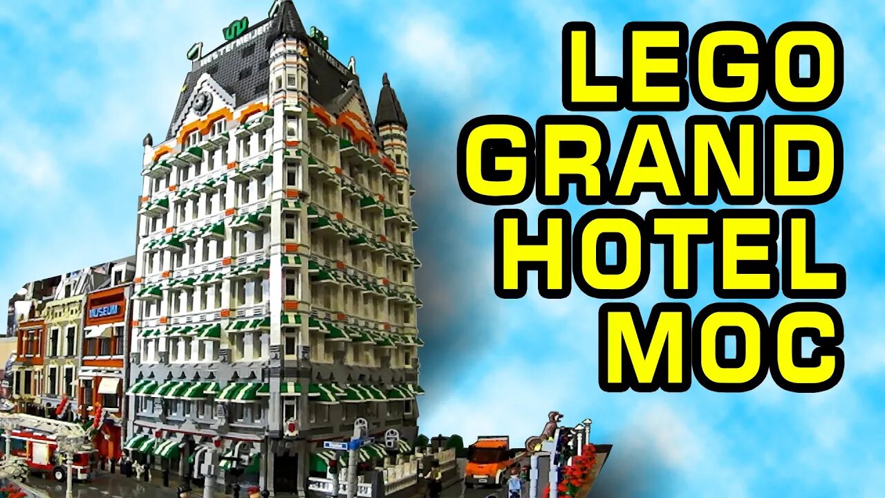 Giant Lego Hotel MOC at BrickFeast 2016 - Steentjesfestijn