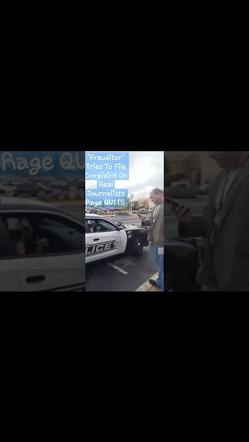 Frauditor Gets Schooled By Real Journalists, Even The Cops Laugh At Him