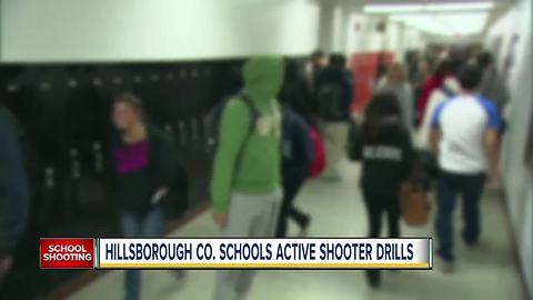 Hillsborough County schools will have active shooter drills this week