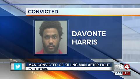 Man Convicted of Killing Man After Fight