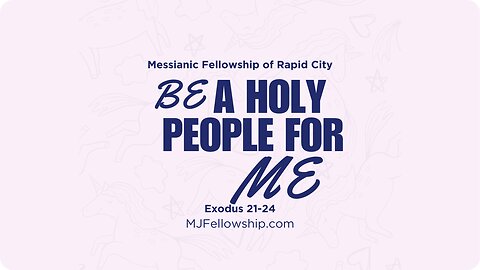 Be a Holy People to Me