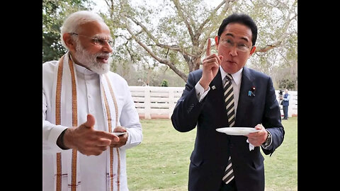 Prime Minister Modi & Japan PM Fumio Kishida had Golgappa