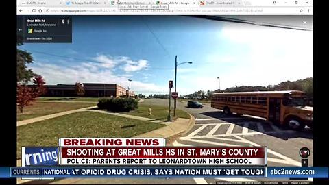 Great Mills High School on lockdown after school shooting