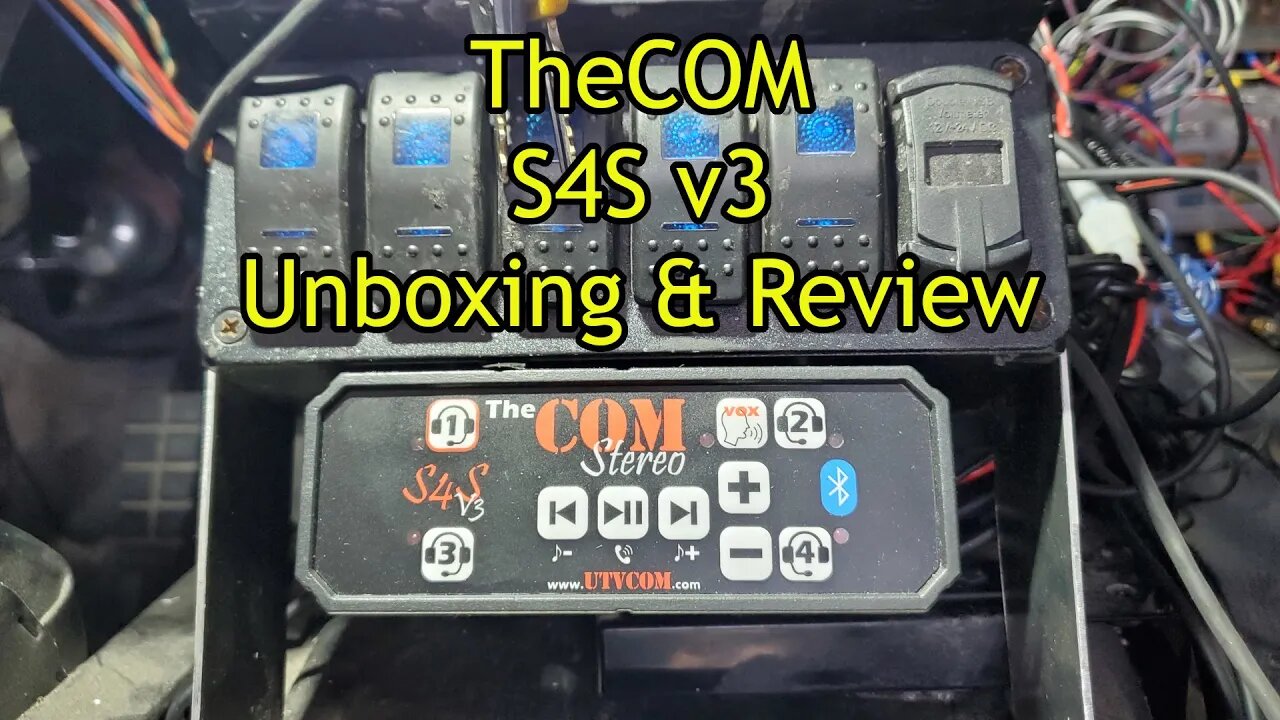 Unboxing and Review of TheCom UTVcom.com S4S v3 Intercom System