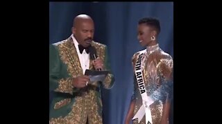 South Africa - Cape Town - Miss South Africa Zozibini Tunzi Crowned as Miss Universe (Video) (ZCj)