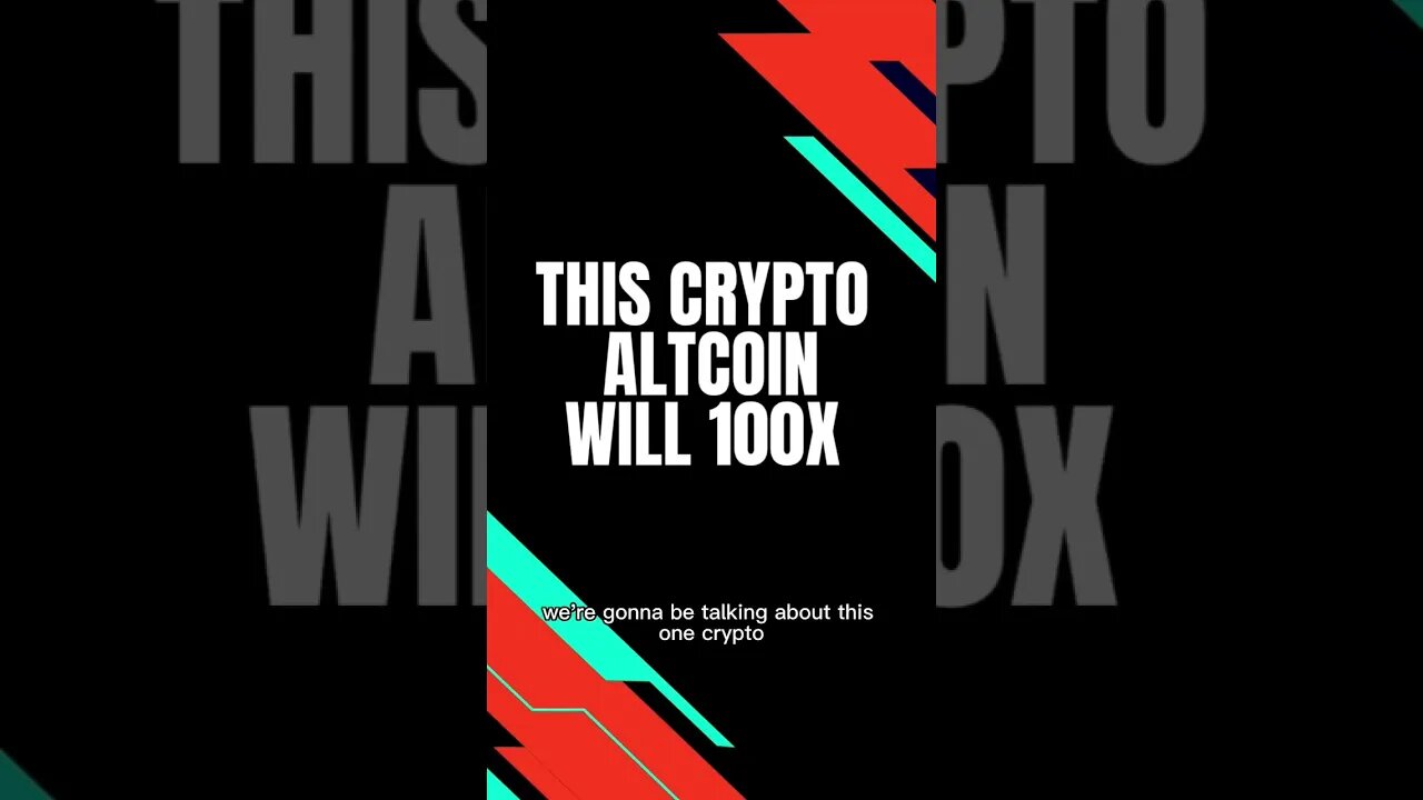 ❗❗❗This Crypto Altcoin Will 100x - Here's Why #Shorts