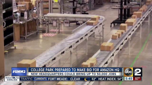 UMD working on bid for Amazon's second headquarters