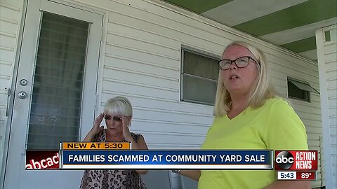 Counterfeiter strikes at Largo mobile home park during yard sale