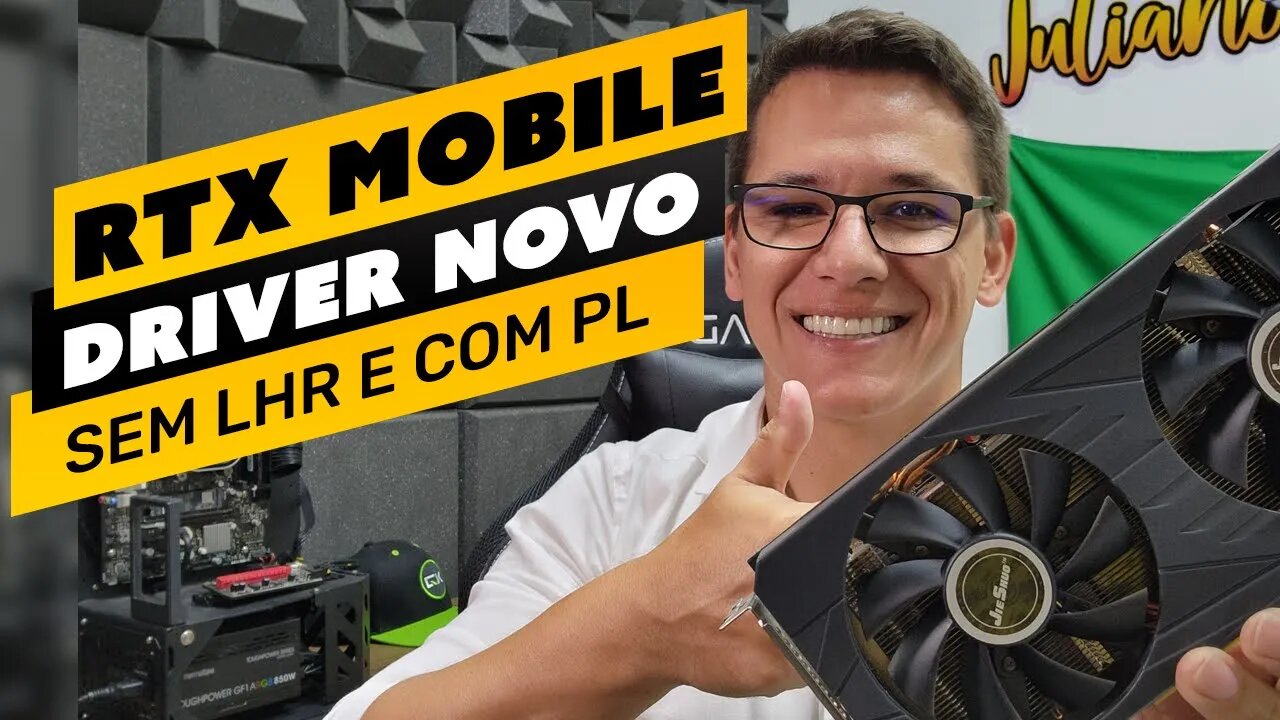 ⛏️😱 GPU RTX MOBILE - ALIEXPRESS - INSTALANDO DRIVERS NVIDIA ATUALIZADOS - PROBLEMA RESOLVIDO