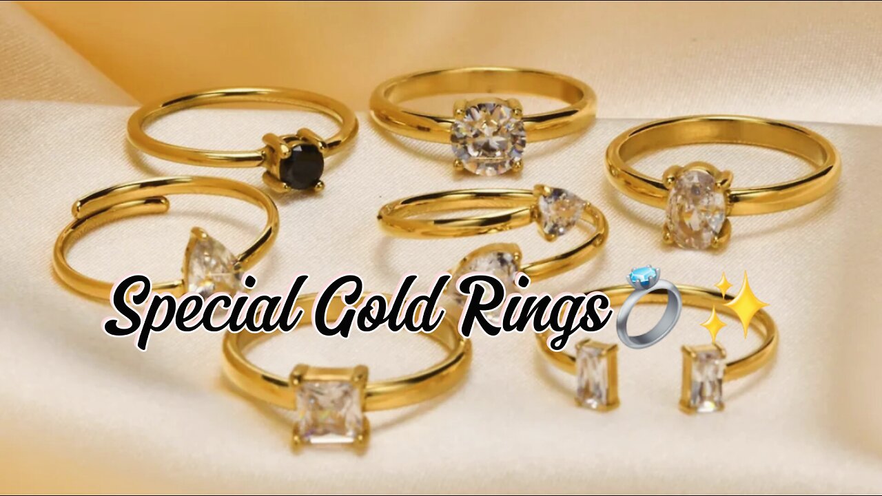 Best Gold Promise Rings💍💫 | Jewelry Trends By Glam Sleek