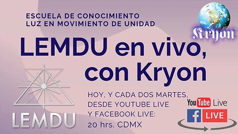 LEMDU EN VIVO CON KRYON: 12 septiembre 2023.