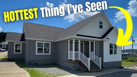 Hottest Tripe Wide Modular Home I've Seen Yet! | Home Tour