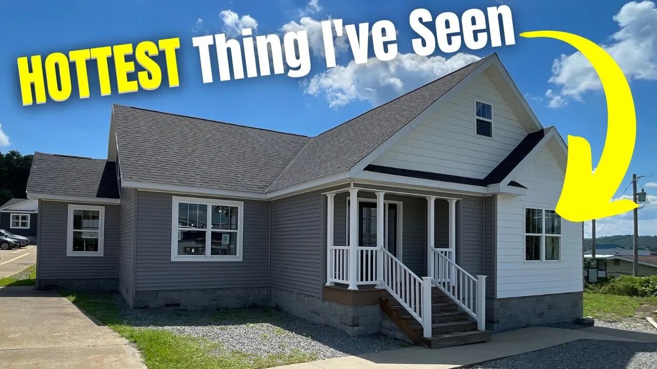 Hottest Tripe Wide Modular Home I've Seen Yet! | Home Tour