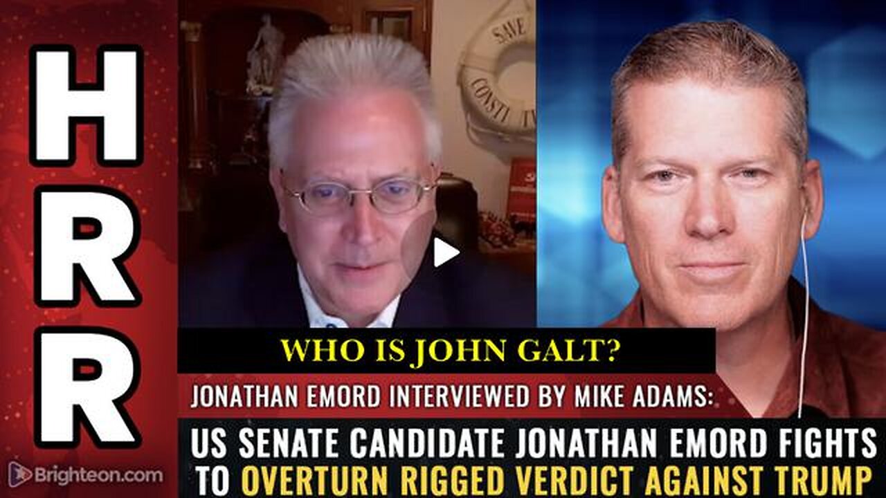 HRR W/US Senate Candidate Janathan Emord Fights To Overturn Rigged Trump Verdict - 6/6/24..