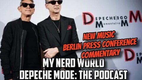 Depeche Mode New Music, Berlin Press Conference Commentary