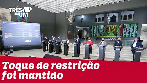 Governo de SP anuncia fase de transição da pandemia