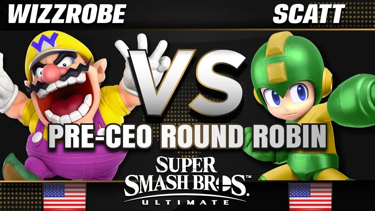 Wizzrobe (Wolf/Wario) vs. ScAtt (Mega Man) - Pre-CEO Round-Robin