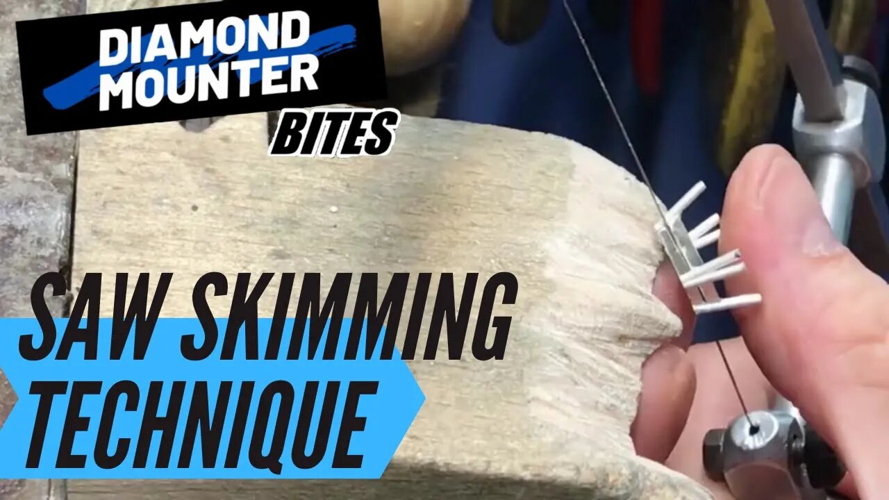 Skimming Technique with a Saw Blade