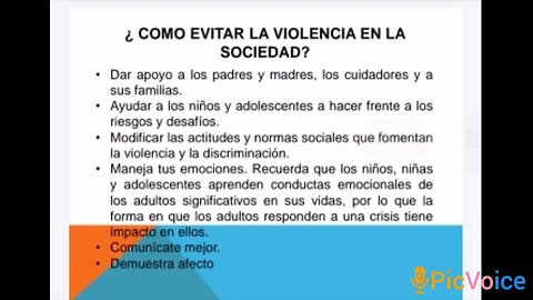 La violencia. Microinformativo,