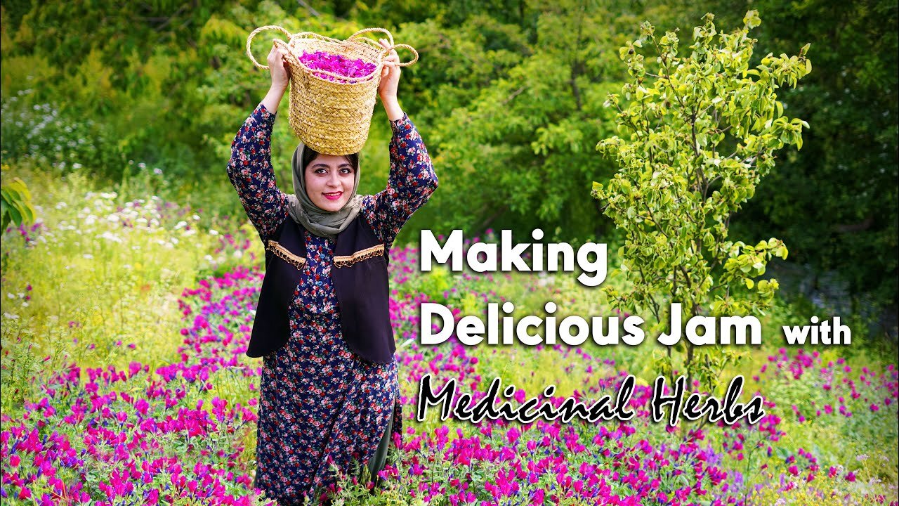 Making Delicious Jam with Medicinal Herbs ｜ Echium Amoenum Flowers Jam