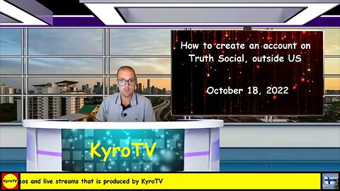 How to create an account on Truth Social, outside US