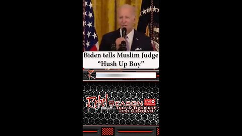 Biden Tells Muslim Judge Hush Up Boy