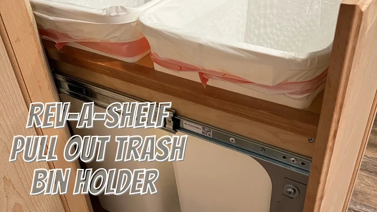 How to Install Rev-A-Shelf Pull Out Trash Bin Holder