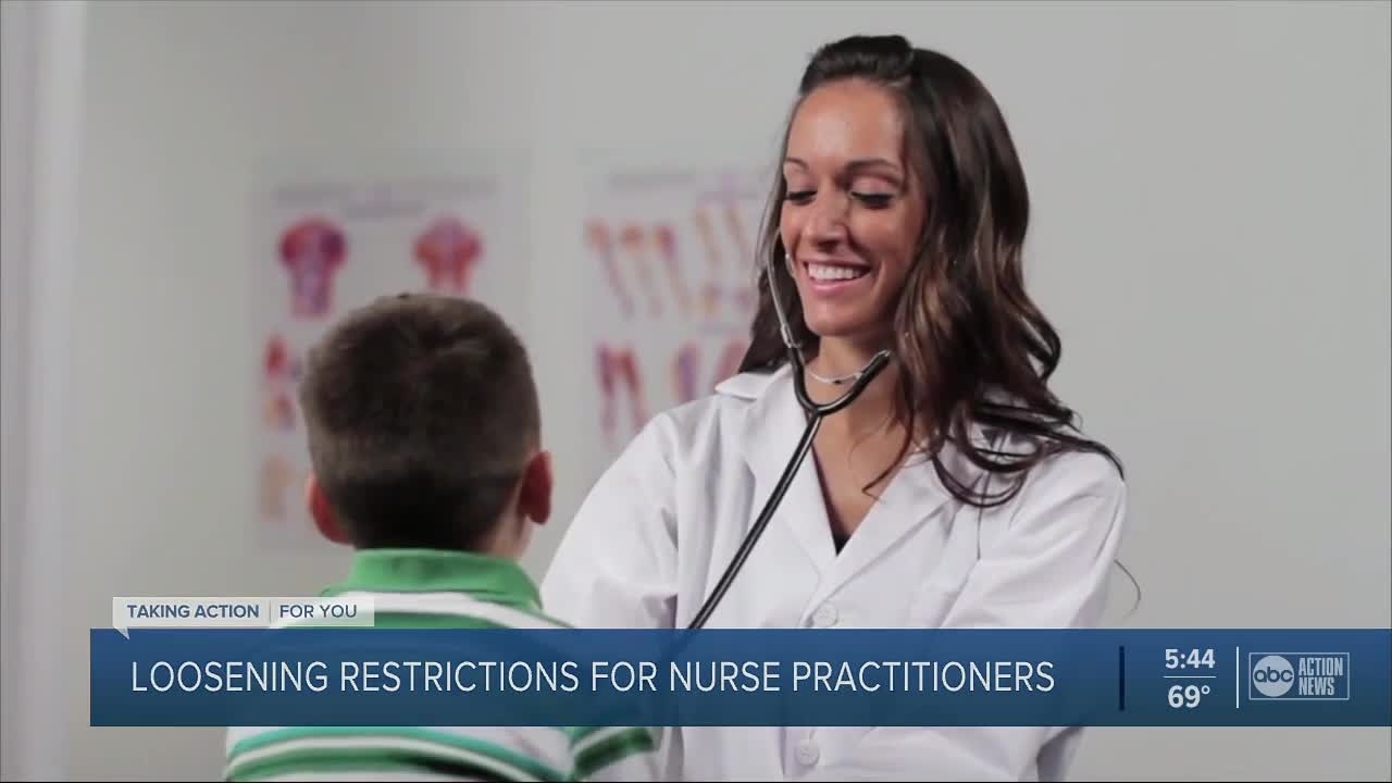 Loosening restrictions for nurse practitioners